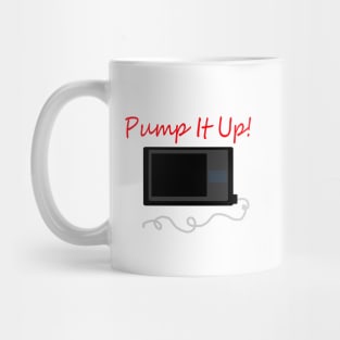 Pump It Up! Red Mug